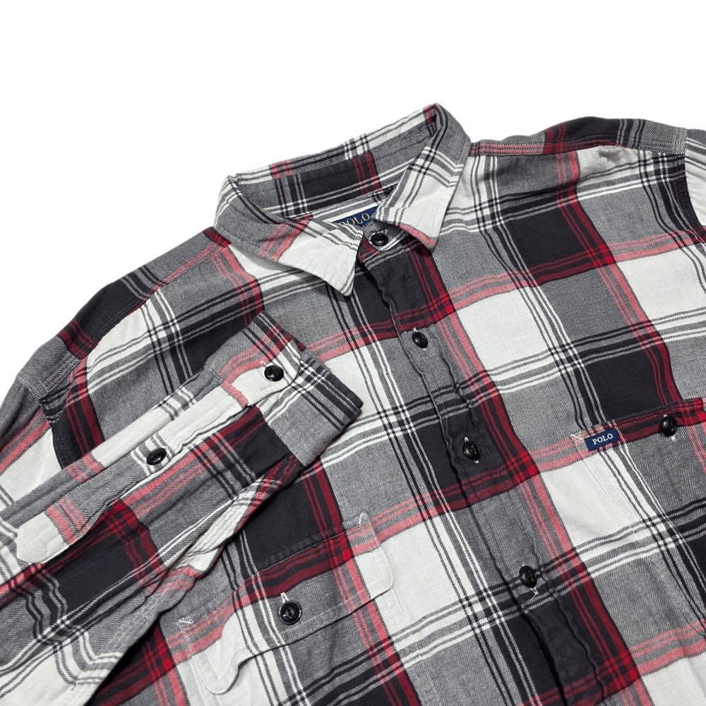 Polo Ralph Lauren Plaid Long Sleeve Classic Fit Button Down Shirt Men's 2XLT